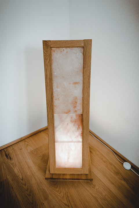 Salzsteinlampe